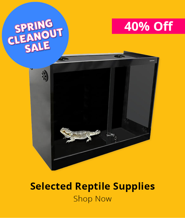 40% off selected reptile products