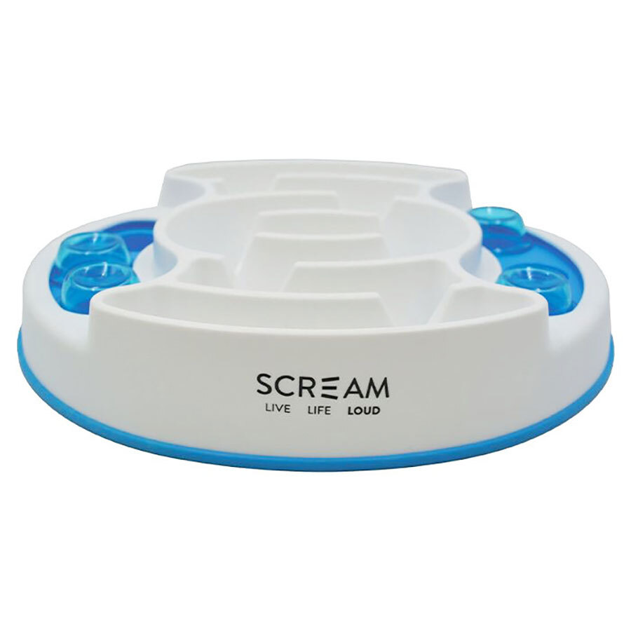 scream slow feeder dog bowl