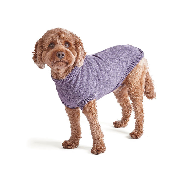 kazoo soft knit purple