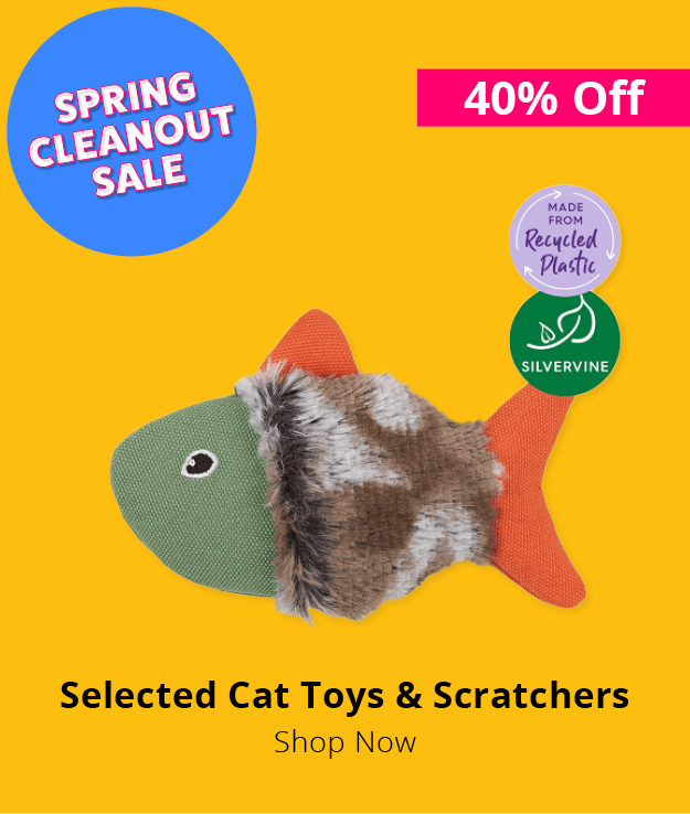 40% off selected cat toys
