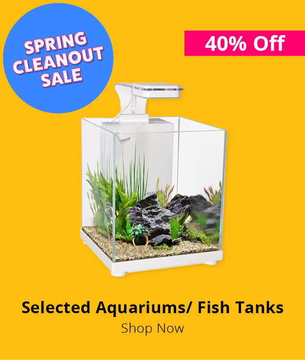 40% off selected fish tanks