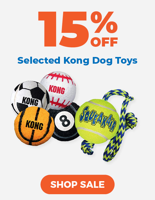 15% off selected Kong Toys