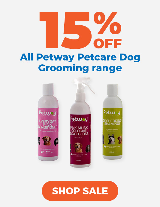 15% off All Petway Petcare Dog Grooming Products