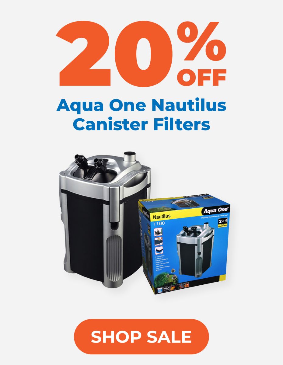 20% Off Aqua One Nautilus