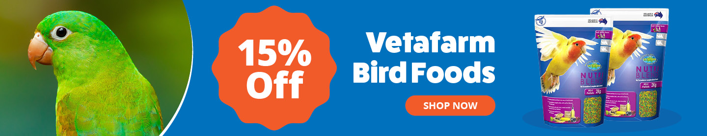 Vetafarm Bird Foods 15% Off