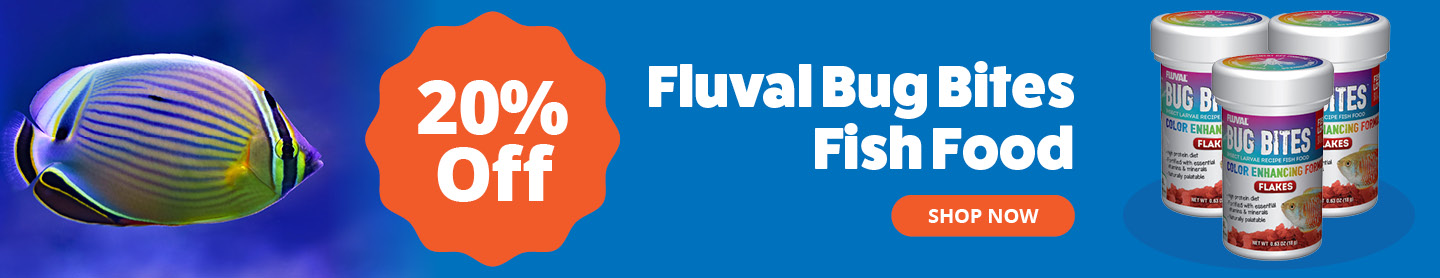 Fluval Bug Bites Fish Food 20% Off