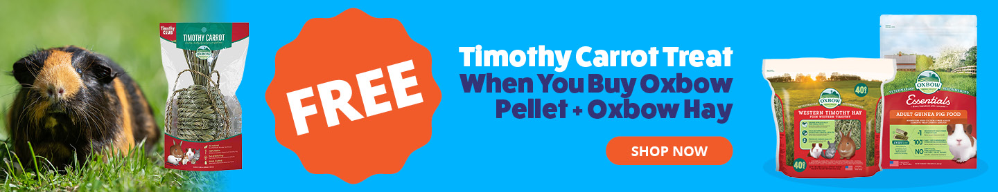Buy An Oxbow Pellet + Oxbow Hay Get A Free Timothy