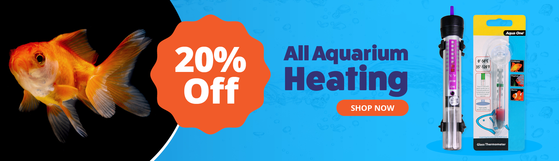 All Aquarium Heating 20% off 