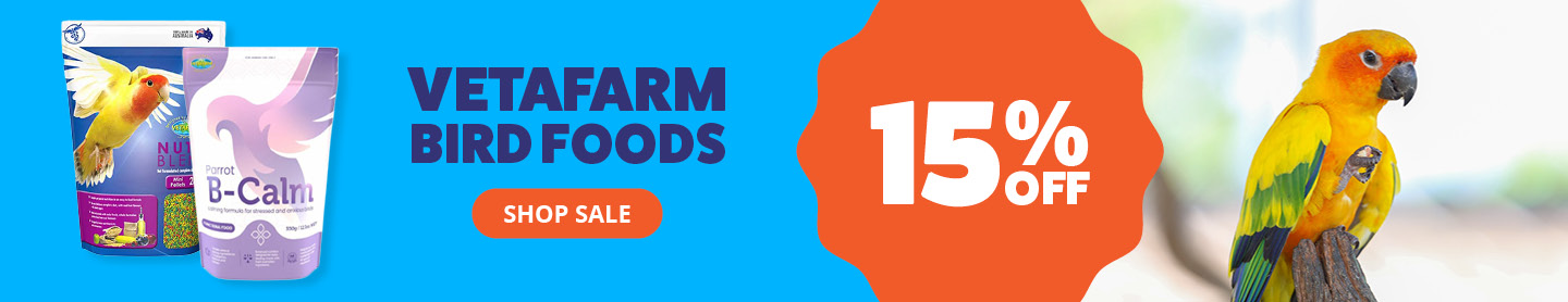 Vetafarm Bird Foods 15% Off