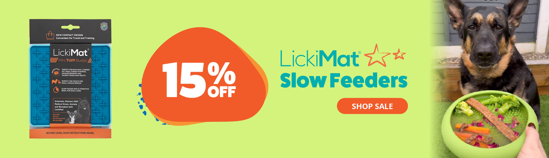 Lickimat Slow Feeders 15% Off