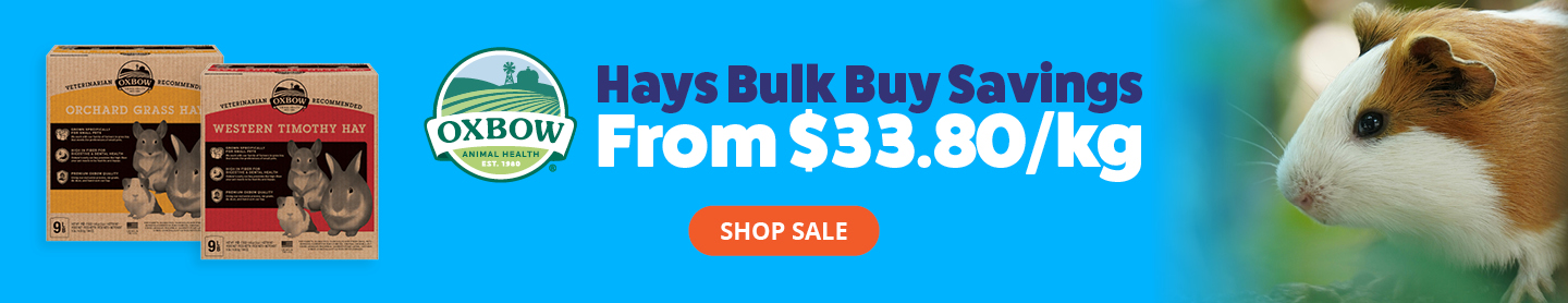 Oxbow hays bulk buy savings from $33.80/kg
