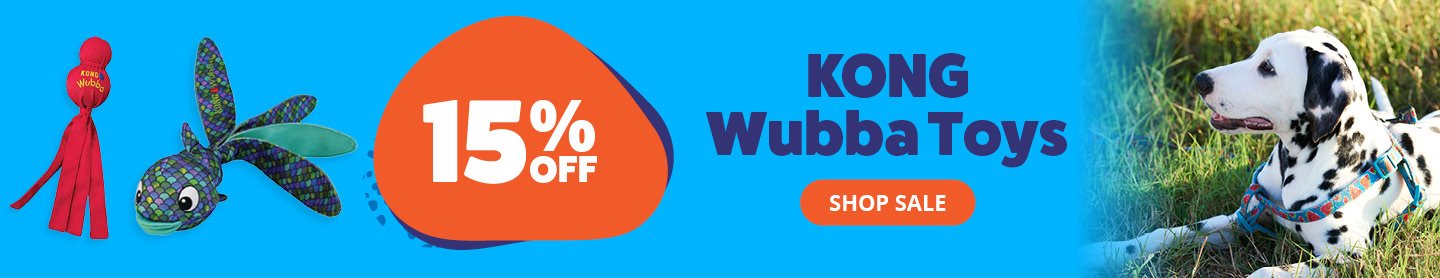 KONG Wubba Toys 15% Off