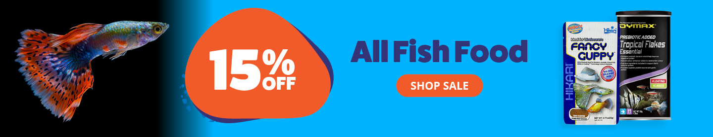 All Fish Food 15% Off