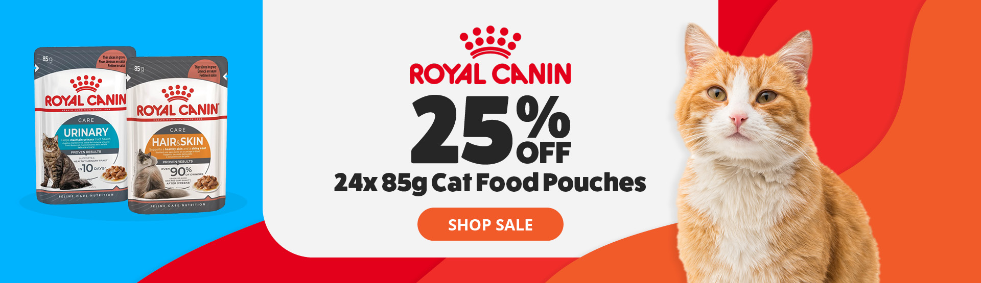 Royal Canin 24x 85g Cat Food Pouches 25% Off
