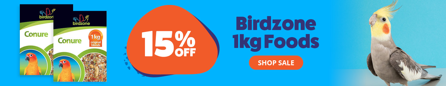 Birdzone 1kg Foods 15% Off