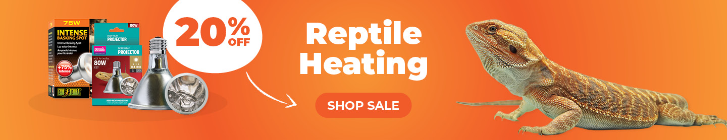 20% Off Reptile Heating