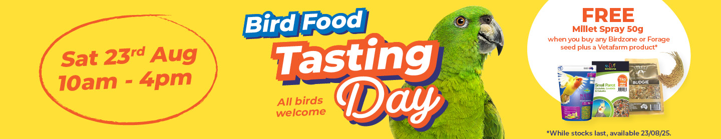 Bird Food Tasting Day 10am 23rd of August