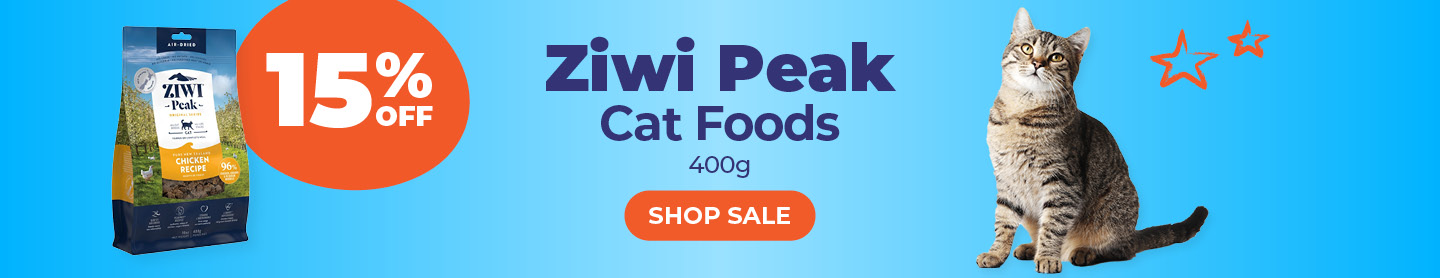15% off Ziwi Peak Cat food 400g