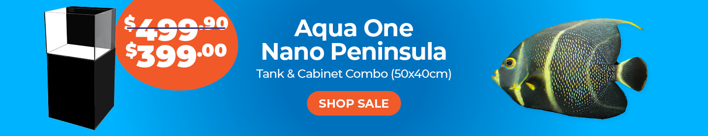 Nano Peninsula tank & cabinet combos from $399