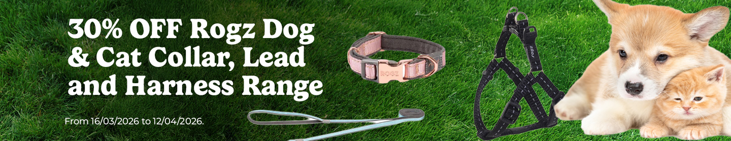 30% Off Rogz Cat Collar, Lead and Harness