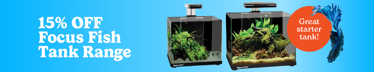 15% Off Focus Fish Tank Range