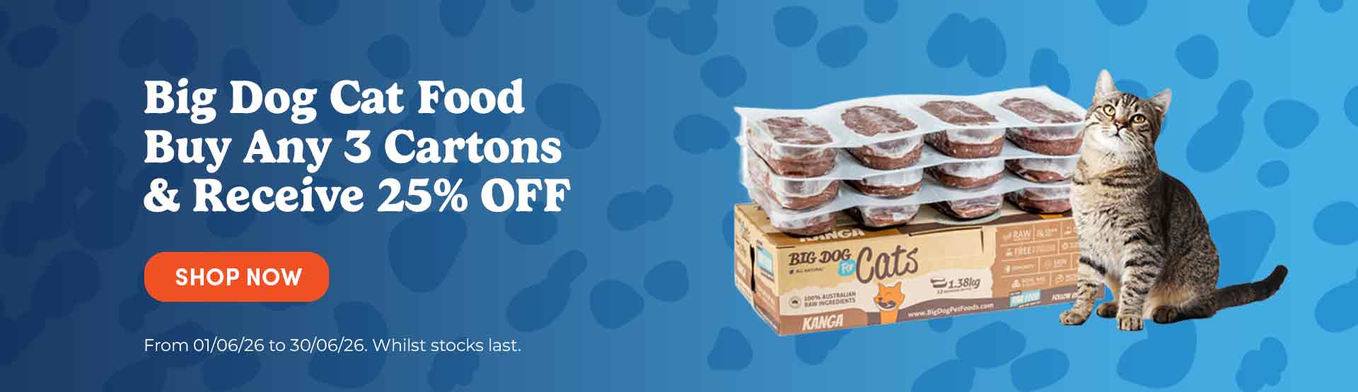 Big Dog Cat Food Buy Any 3 Cartons 25% Off