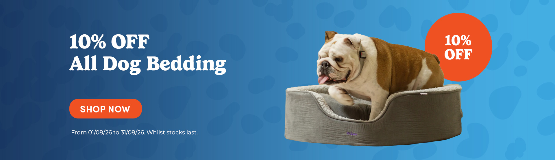 10% Off All Dog Bedding 1