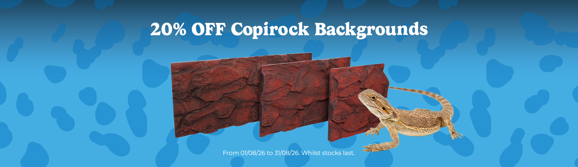20% Off Copirock Backgrounds