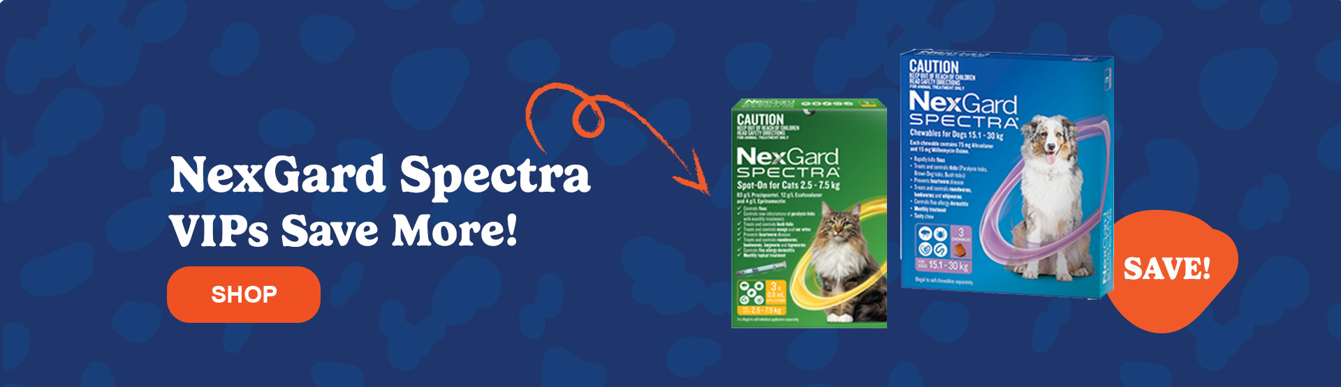 NexGard Spectra VIPs Save More