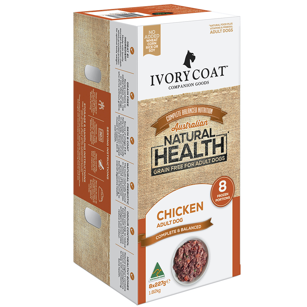 Ivory Coat Dog Frozen Chicken 1.8kg