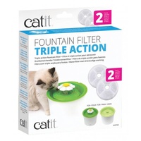 Catit 2.0 Senses Flower Water Softening Filter Set (2 Pack)
