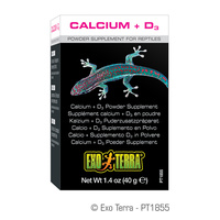 Exo terra Calcium + D3 Powder 40g