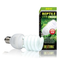 Exo Terra Reptile UVB 100 (Repti Glo 5.0 Compact Fluorescent) - 25 Watt Tropical