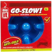 Dogit Go Slow Bowl Blue 300ml