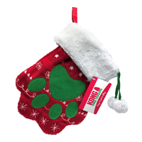 KONG Christmas Dog Paw Stocking Large