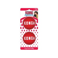 KONG Signature Ball Dog Toys Small (2 Pack)