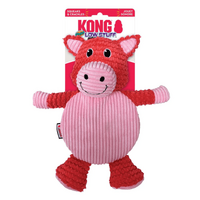 KONG Crackle Low Stuff Pig Dog Toy Large