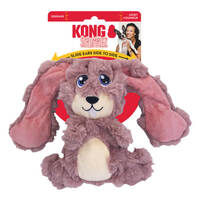 KONG Scrumplez Tug Squeaker Dog Toy Bunny