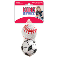 KONG Signature Sport Balls Dog Toy Large (2 Pack)