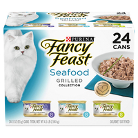 Fancy Feast Classic Seafood Grilled Collection Mix 85g (24x Cans)