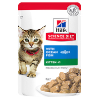 Hill's Kitten Ocean Fish Wet Food Pouch 85g