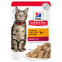 Hill's Adult Cat Chicken Wet Food Pouch 85g