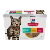 Hill's Science Diet Perfect Weight Variety Pack Canned Cat Food 85g