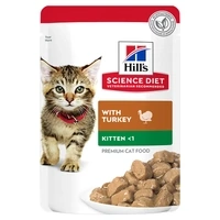 Hill's Science Diet Kitten Turkey Pouch Cat Food 85g
