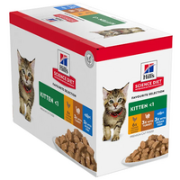 Hill's Science Diet Kitten Favourite Selection Variety Pack Pouch Cat Food 12x85g