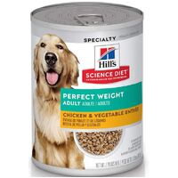 Hill's Perfect Weight Dog Food Chicken & Vegetables 363g