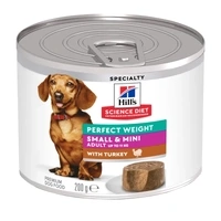 Hill's Science Diet Perfect Weight Small & Mini with Turkey Canned Dog Food 200g