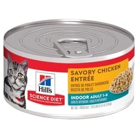 Hill's Science Diet Adult Indoor Savory Chicken Entree Canned Cat Food 156g