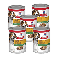 Hill's Puppy Chicken Canned Dog Food 5x370g
