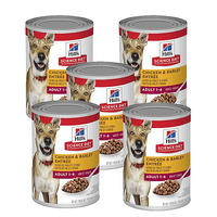 Hill's Science Diet Chicken & Barley Dog Food Can 5x370g